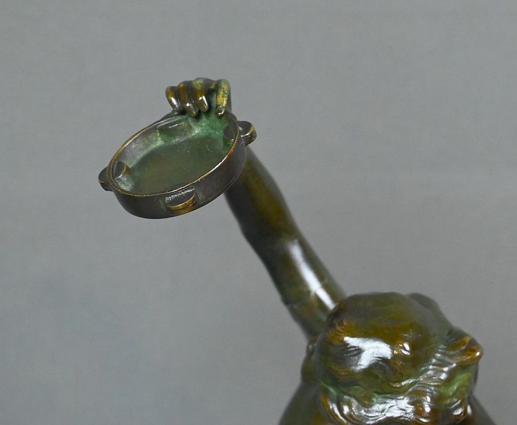 Bronze "The Dancer with the Tambourine" signed C. Binder – Early 20th century
