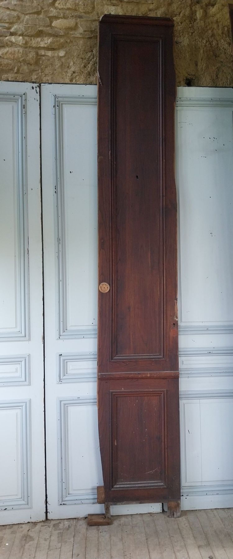 19th century solid oak wall paneling – Overall dimensions 4.50 m x 3.10 m