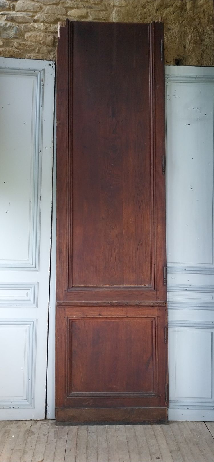 19th century solid oak wall paneling – Overall dimensions 4.50 m x 3.10 m