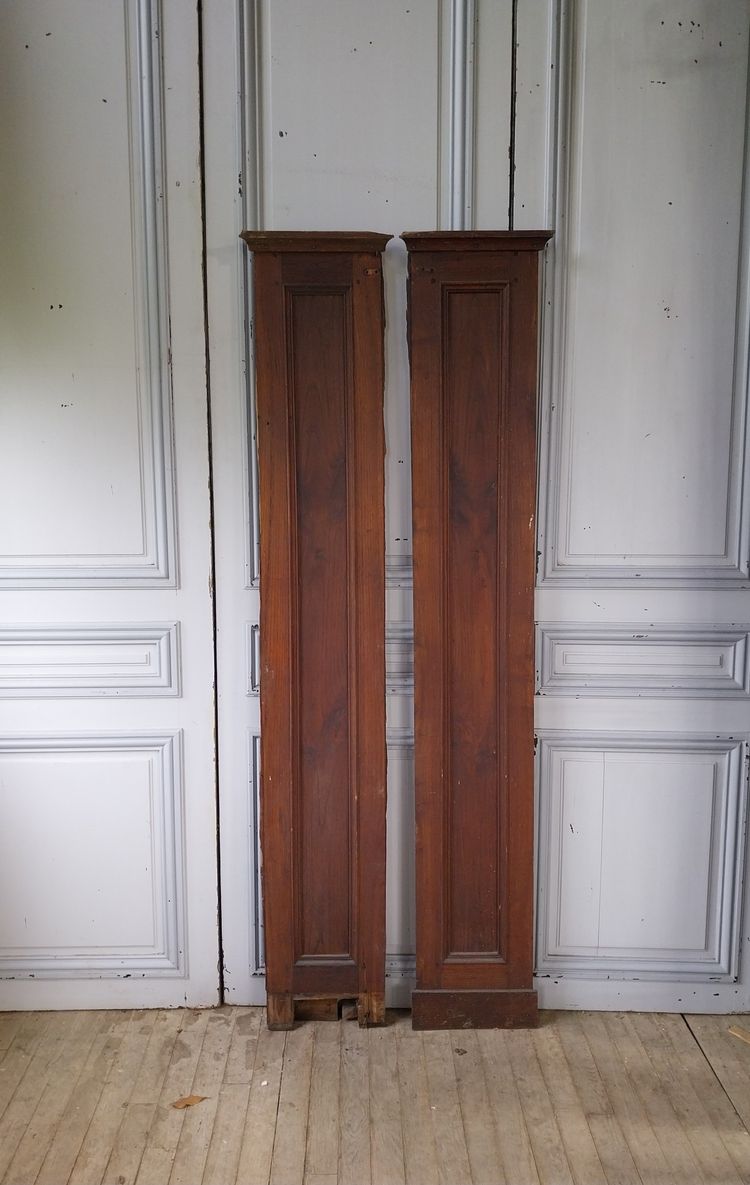 19th century solid oak wall paneling – Overall dimensions 4.50 m x 3.10 m