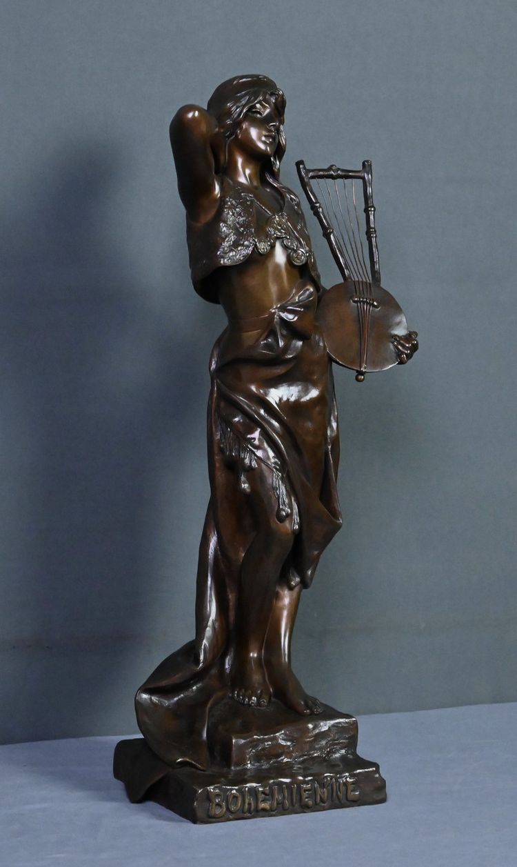Bronze « Bohémienne » signé E. Villanis – Fin XIXe