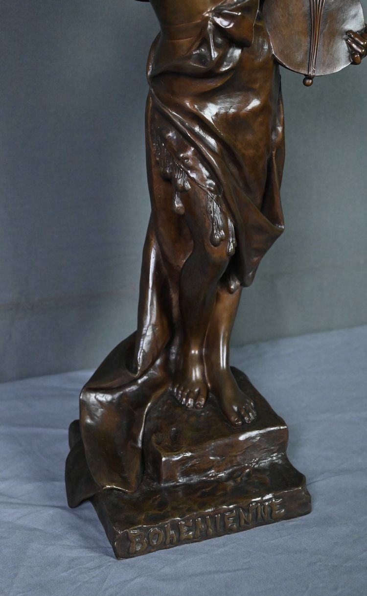 Bronze « Bohémienne » signé E. Villanis – Fin XIXe
