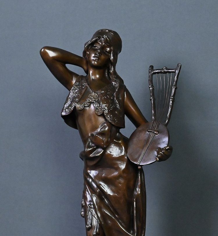Bronze « Bohémienne » signé E. Villanis – Fin XIXe