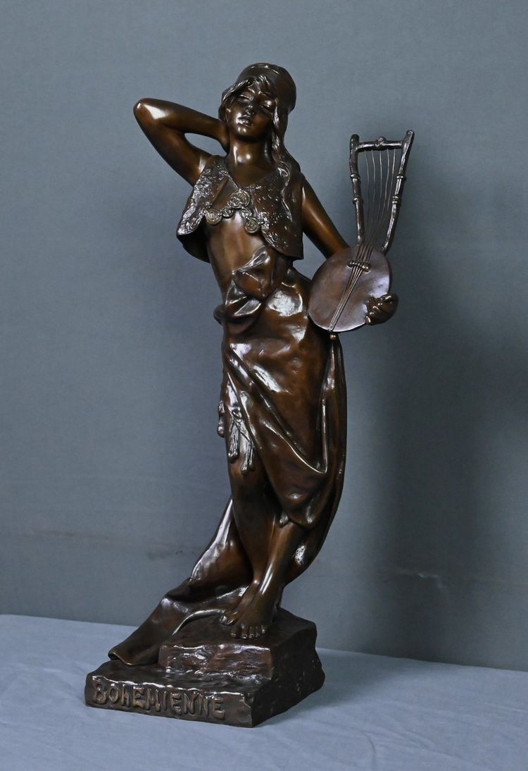 Bronze « Bohémienne » signé E. Villanis – Fin XIXe