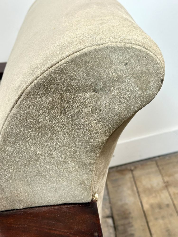 Sessel (Paar) Art Deco Epoche aus Palisander und Wildleder