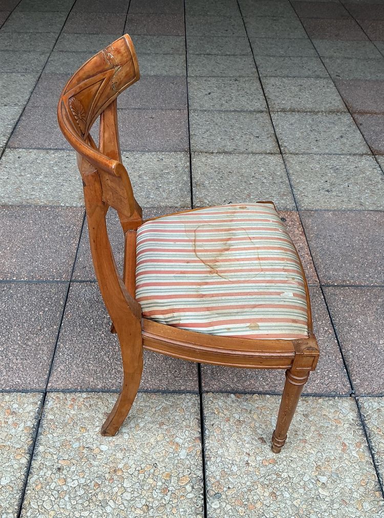Three Directoire chairs
