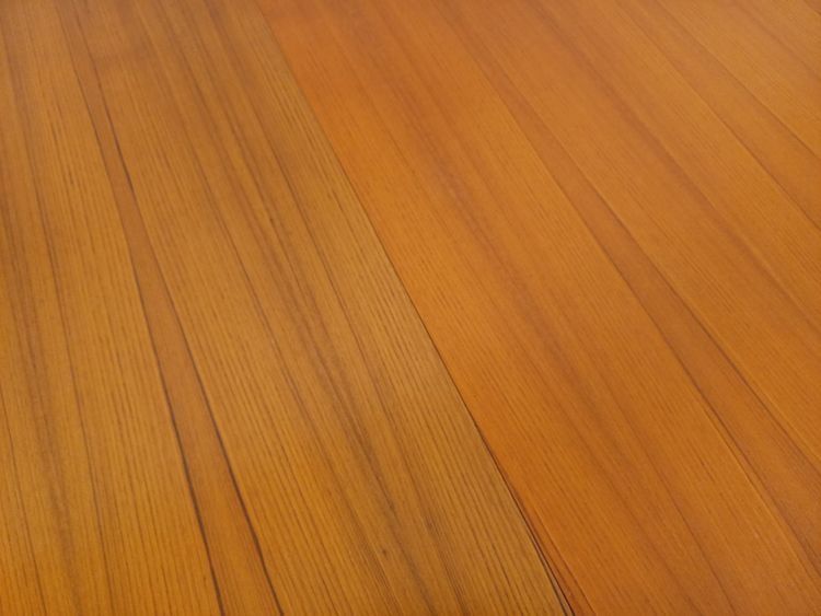Vintage Scandinavian 50's 60's rectangular teak dining table with extensions