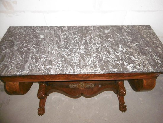 Console in mogano