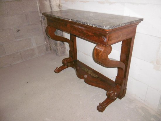 Console in mogano