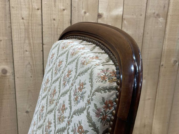 Fauteuil Voltaire XIXème en noyer