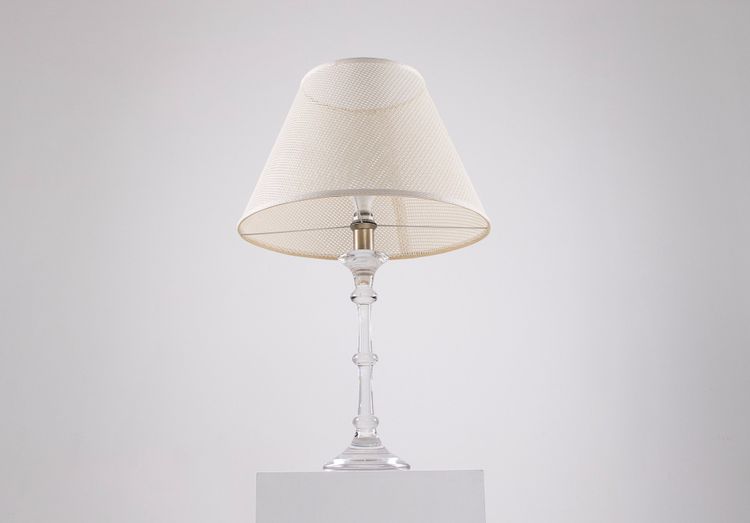 Tiffany" crystal lamp, Ingo Maurer, Design M / Val Saint Lambert
