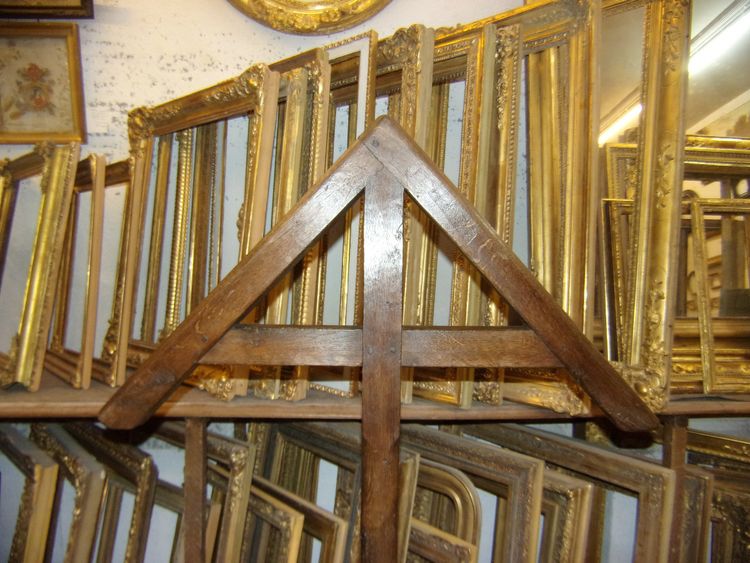 Sacristy Chasuble Stand, In Oak, 18th Century.