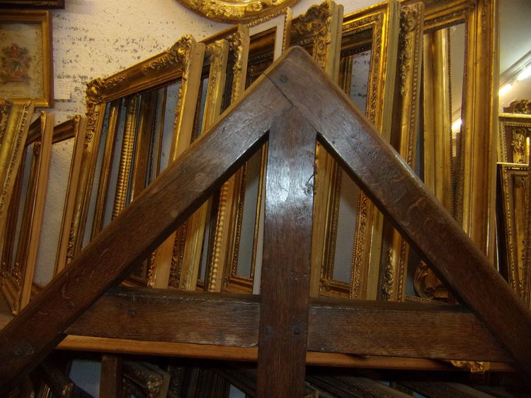 Sacristy Chasuble Stand, In Oak, 18th Century.