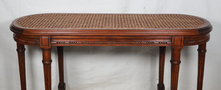 Panca per pianoforte in stile Luigi XVI, fine XIX secolo