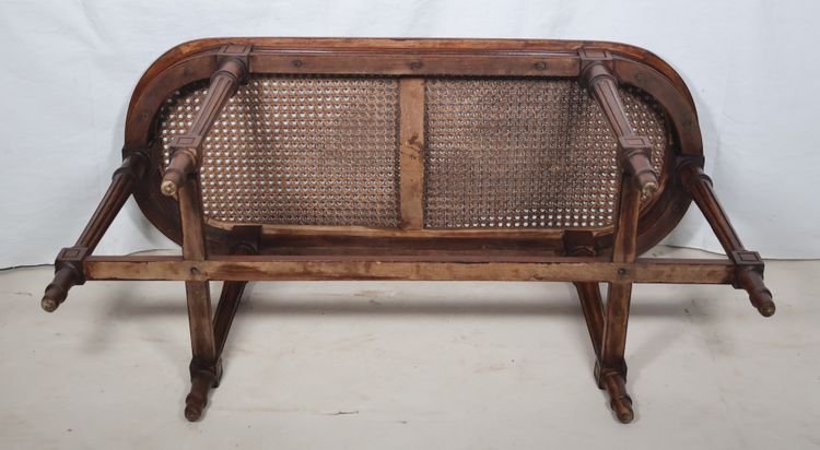 Panca per pianoforte in stile Luigi XVI, fine XIX secolo