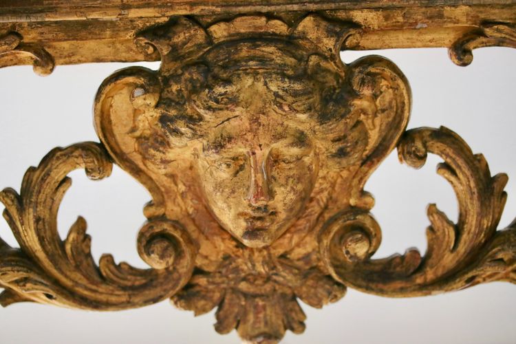 Console en bois doré Louis XIV