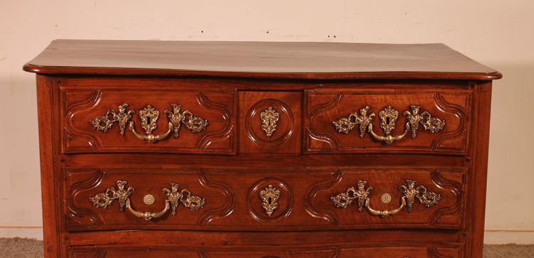 Cassettone parigino in noce di epoca Regency - XVIII secolo