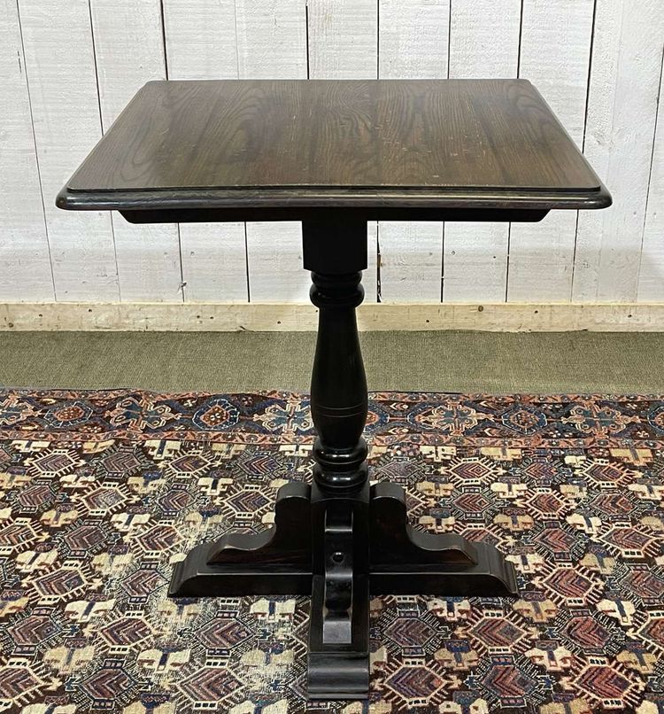 English elm bistro table from the 1970s