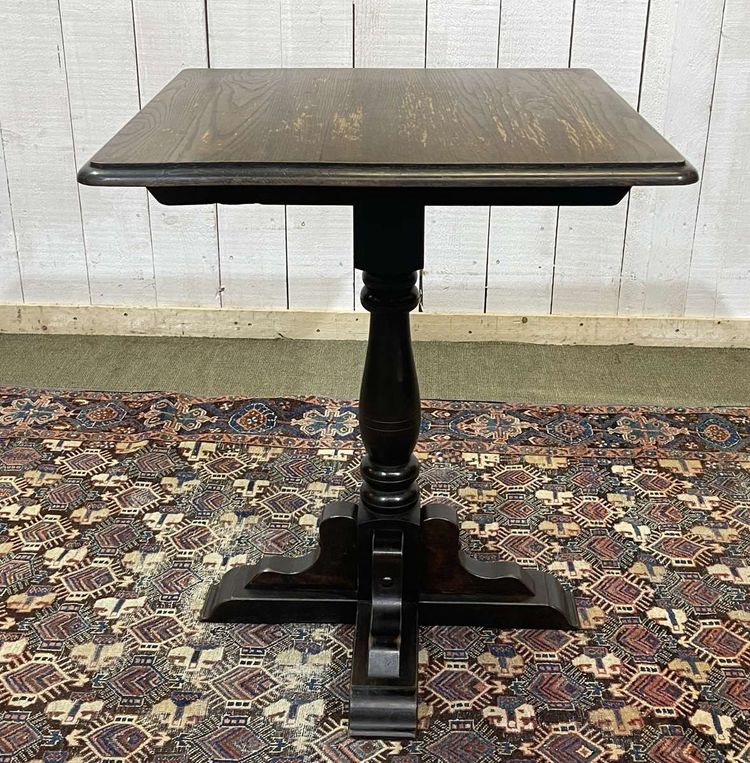 English elm bistro table from the 1970s