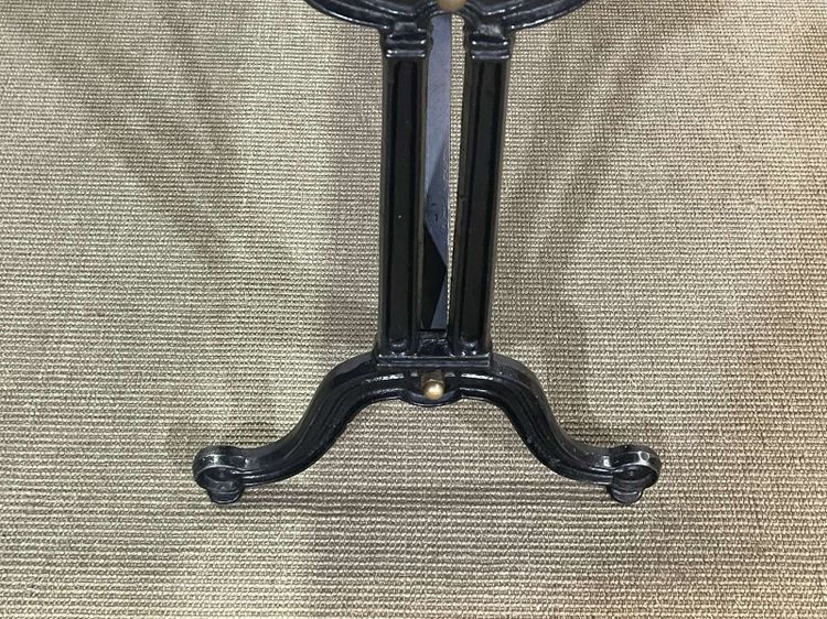 Modern bistro table - cast-iron base