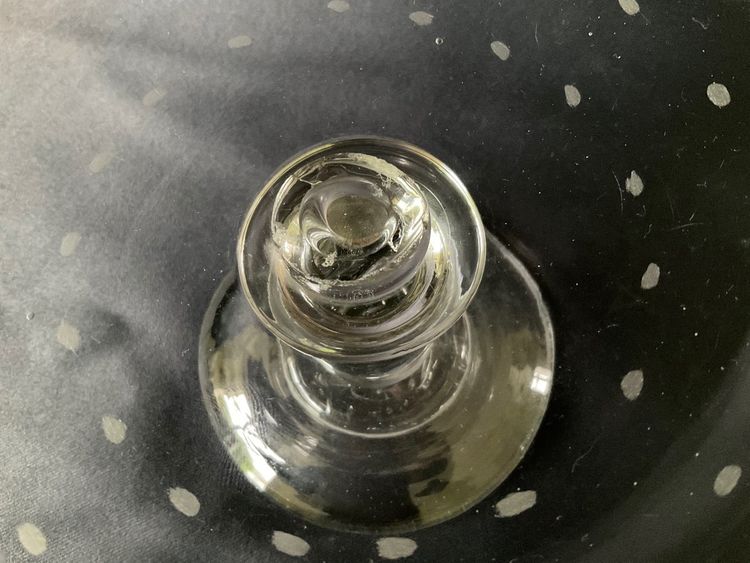 18th Century Glass Leech Jar