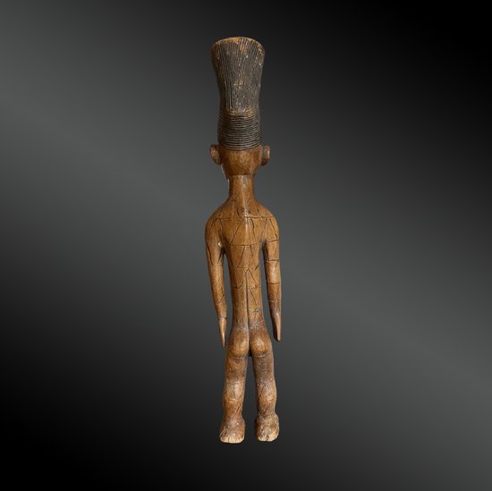 ANTHROPOMOPRHE STATUETTE Beli Culture Mangbetu, Demokratische Republik Kongo Erste Hälfte des 20. Jahrhunderts