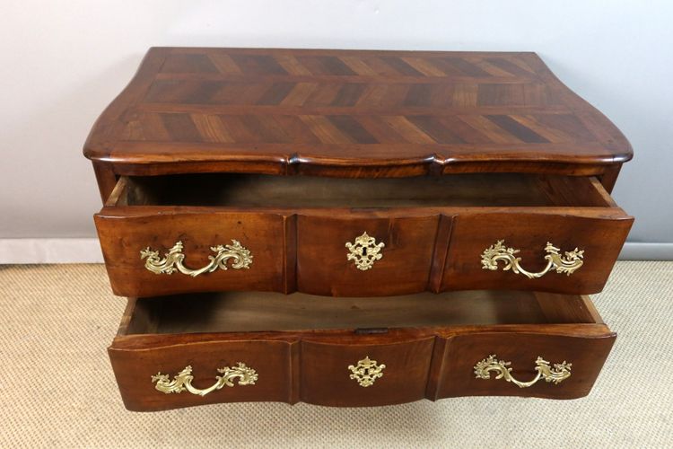 Commode sauteuse Louis XV époque XVIIIème siècle