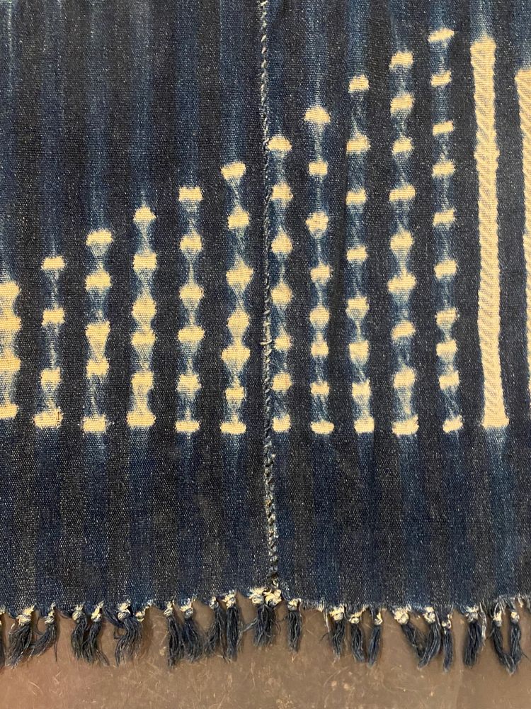Alte traditionelle Indigo-Textilien aus Mali 2