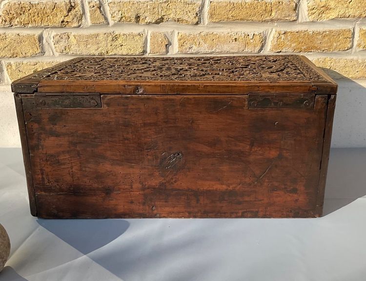 Scatola di legno di Santa Lucia del XIX secolo