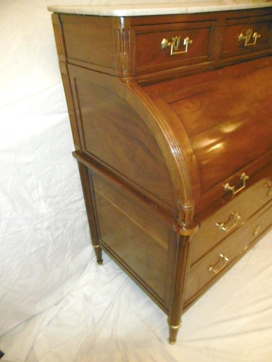 Bureau à Cylindre XVIII ème Estampillé A.Schuman