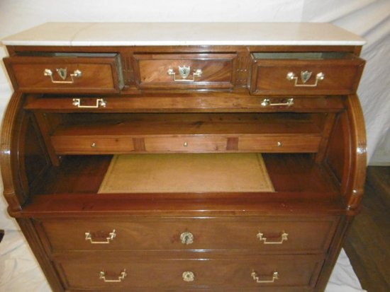 Bureau à Cylindre XVIII ème Estampillé A.Schuman