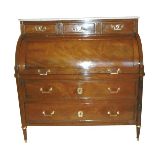 Bureau à Cylindre XVIII ème Estampillé A.Schuman