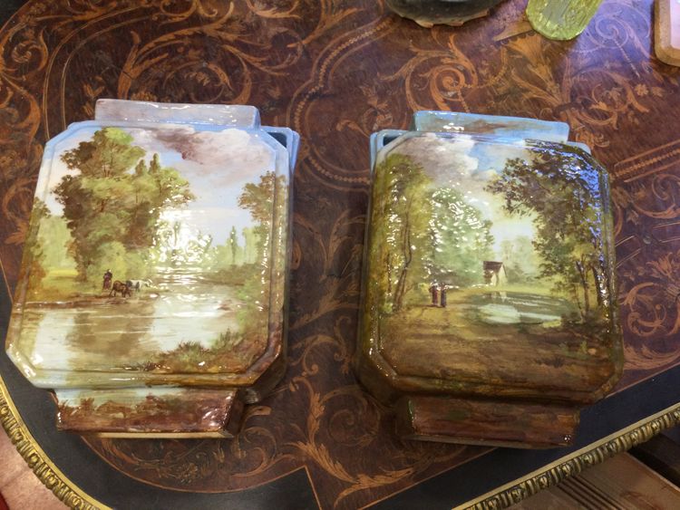 Coppia di vasi in terracotta Montigny