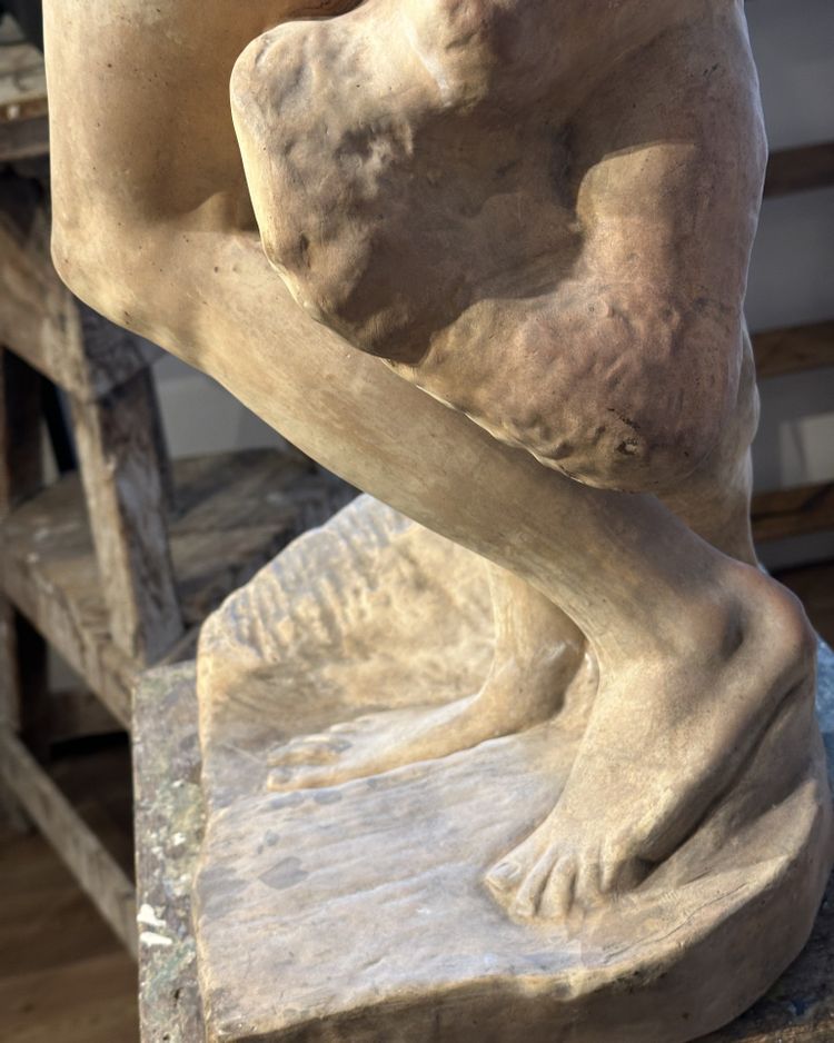 L'Esclave mourant, épreuve en terre cuite, 110 cm