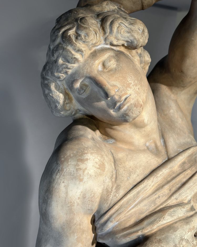 L'Esclave mourant, épreuve en terre cuite, 110 cm