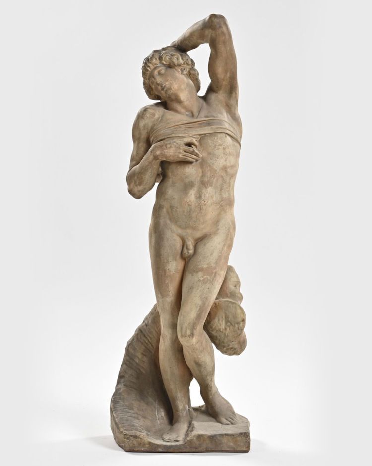 L'Esclave mourant, épreuve en terre cuite, 110 cm