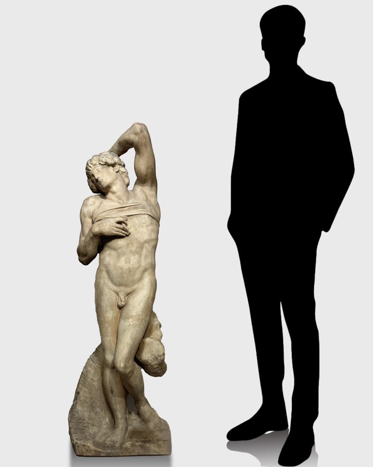 L'Esclave mourant, épreuve en terre cuite, 110 cm