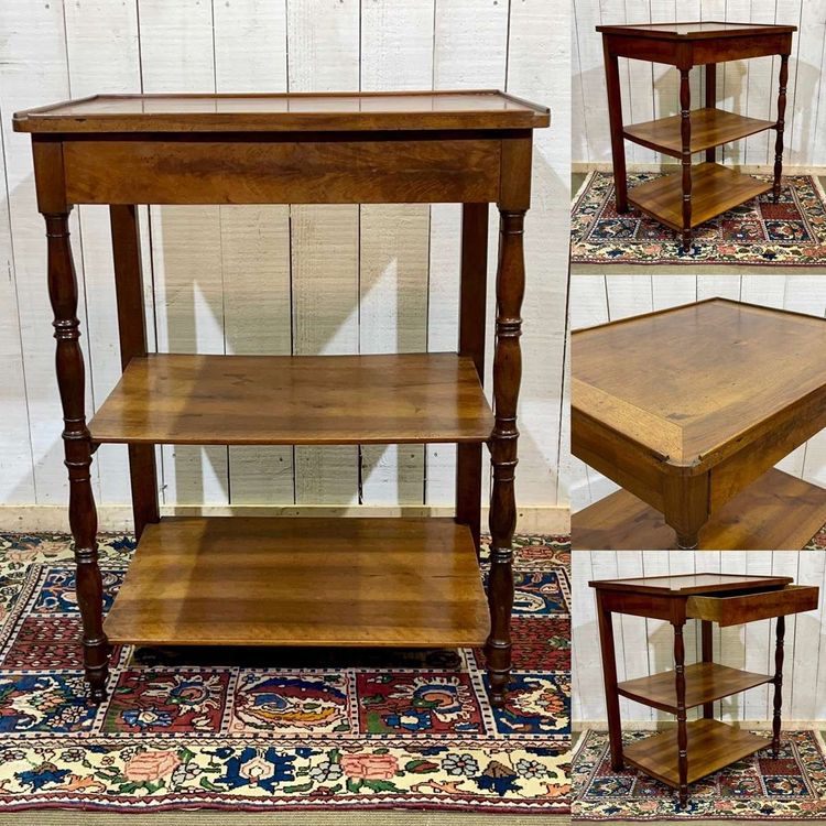 XIXth century walnut sideboard with support height