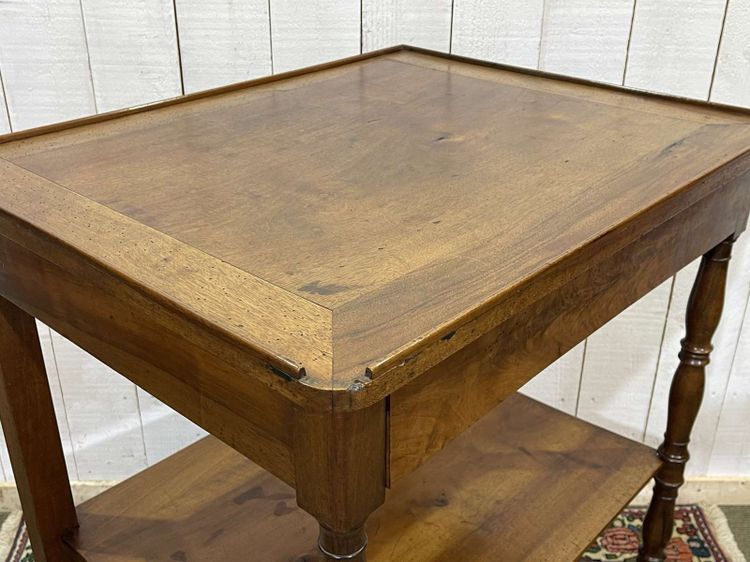 XIXth century walnut sideboard with support height