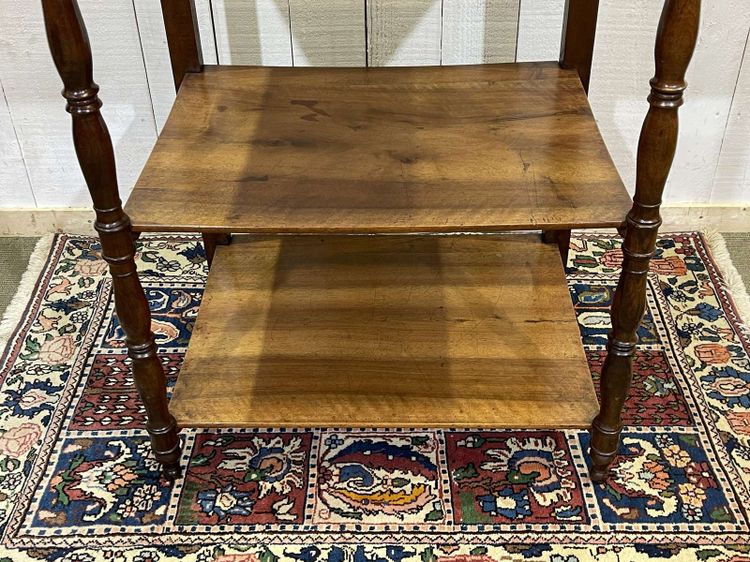 XIXth century walnut sideboard with support height