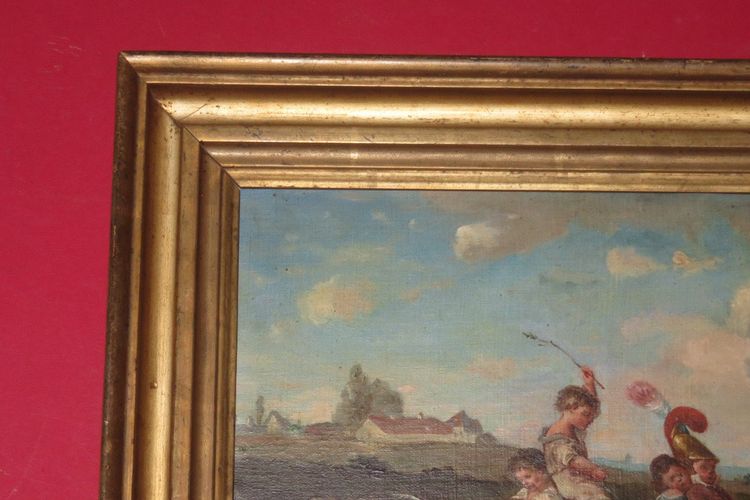 Kindervergnügen, Gemälde aus dem frühen 19. Jahrhundert.