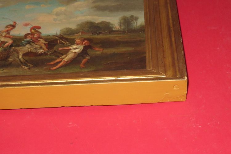 Kindervergnügen, Gemälde aus dem frühen 19. Jahrhundert.