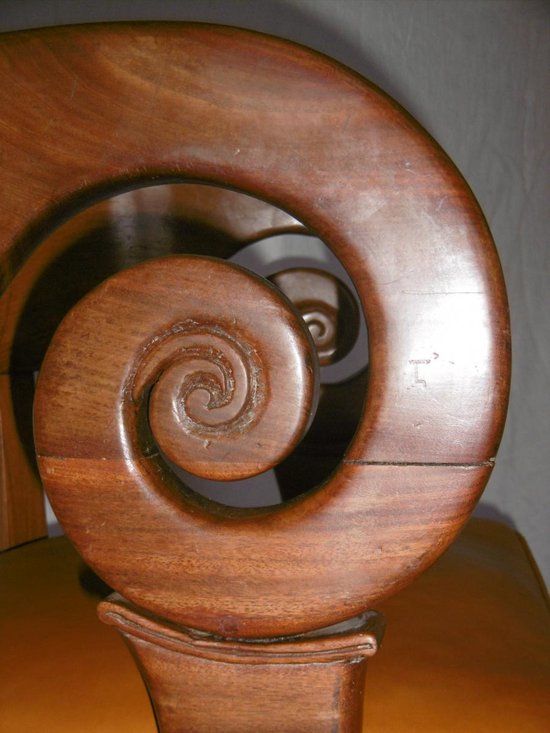 Sedia da ufficio di restauro