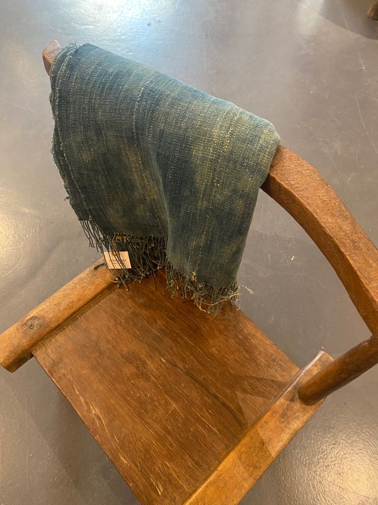 Traditional antique indigo textile 3