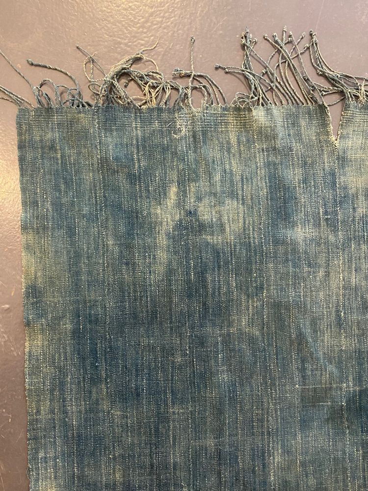 Traditional antique indigo textile 3