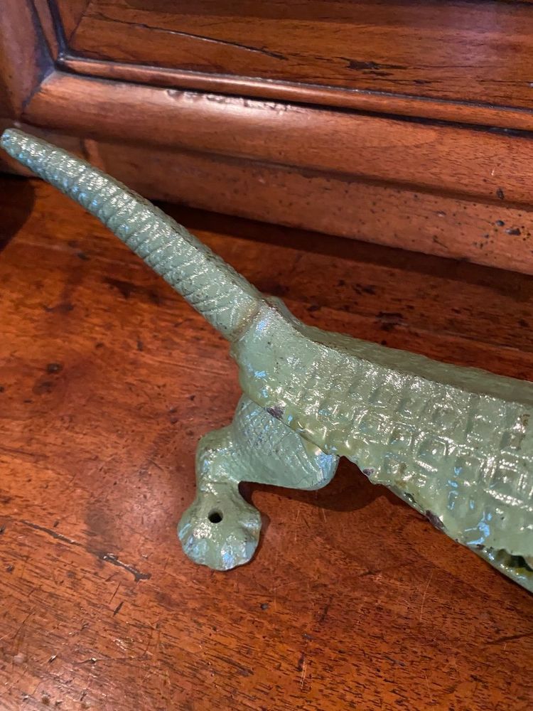 Crocodile Mâche Bouchon De Pharmacie, Fin Du XIX Eme Siècle