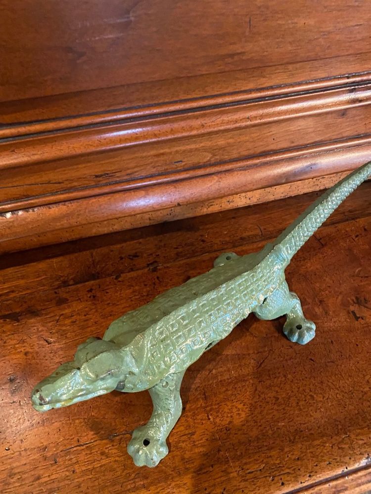 Crocodile Mâche Bouchon De Pharmacie, Fin Du XIX Eme Siècle