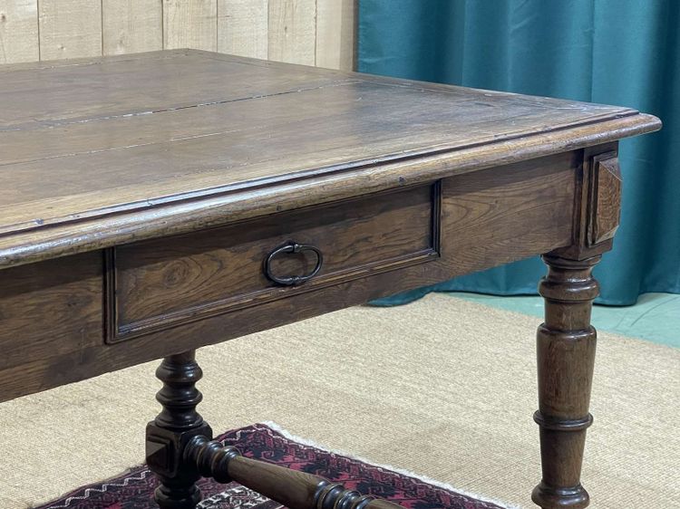 Tavolo da scrivania in rovere degli anni '30