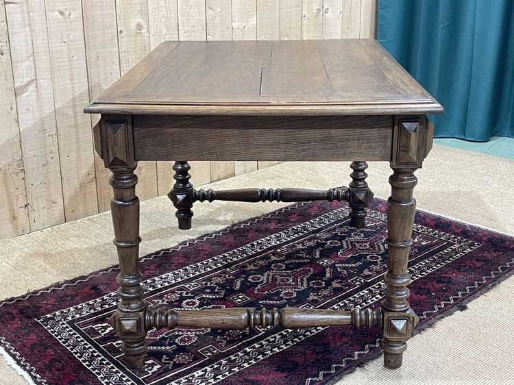 Tavolo da scrivania in rovere degli anni '30