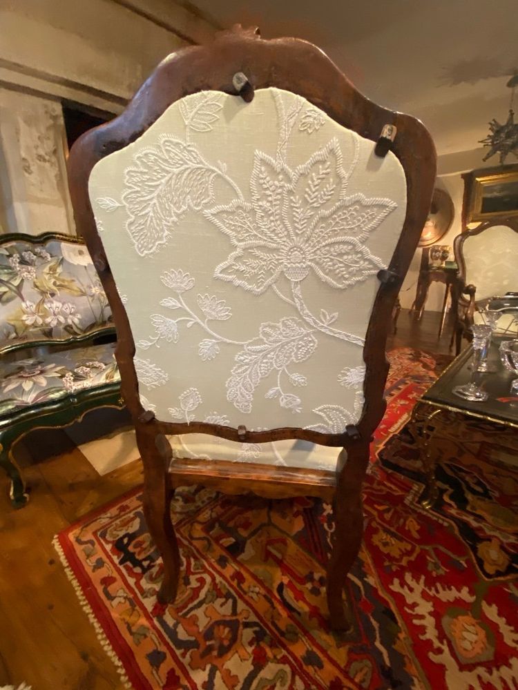 Armchair with Walnut Frame from the 18th Century